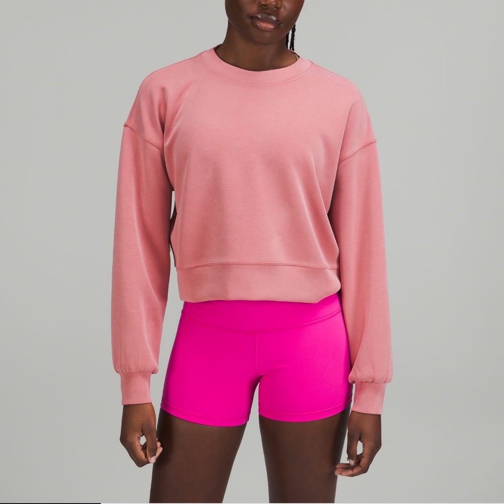 Lululemon Softstreme perfectly oversized cropped crew